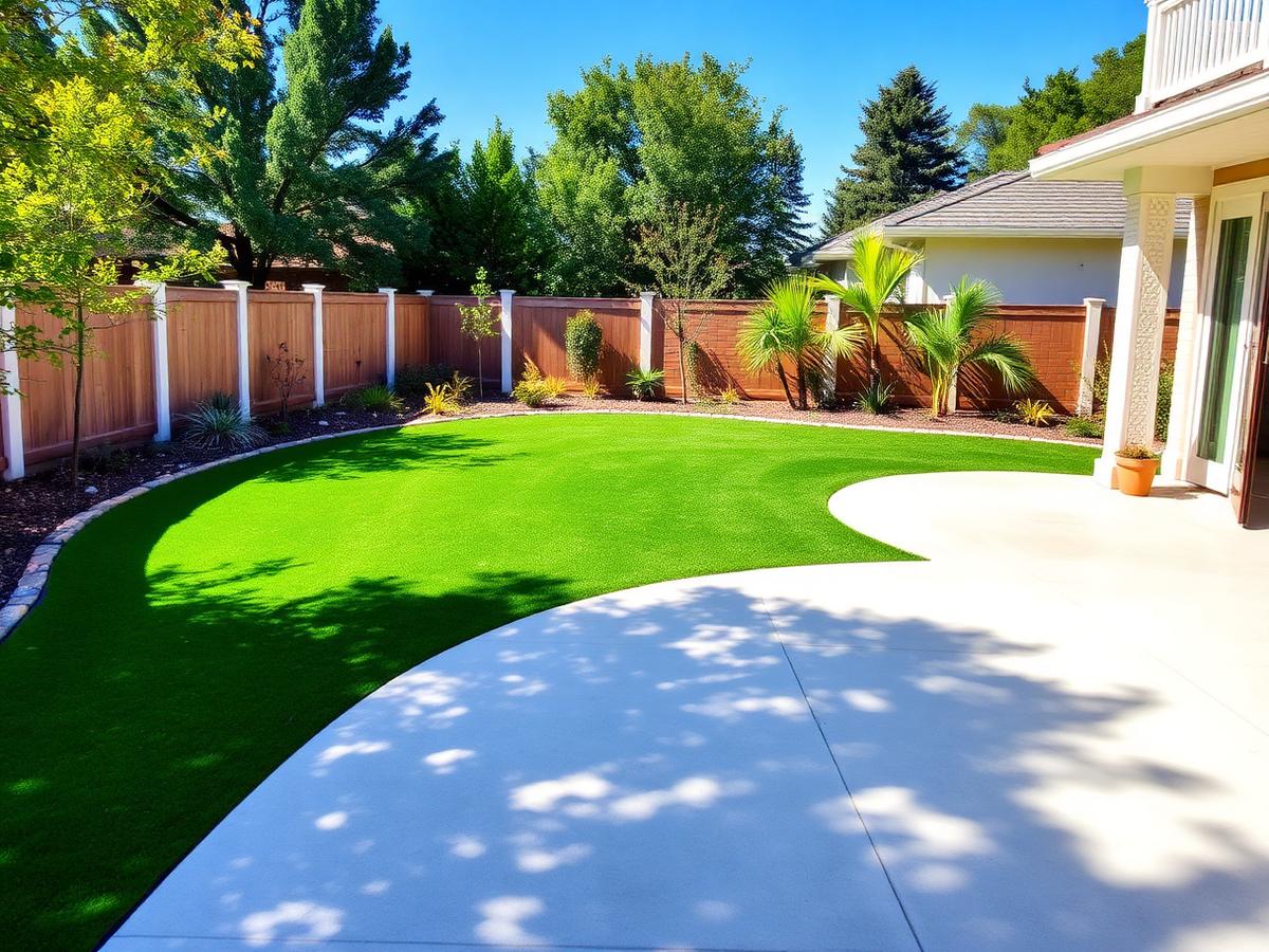 Backyards turf project