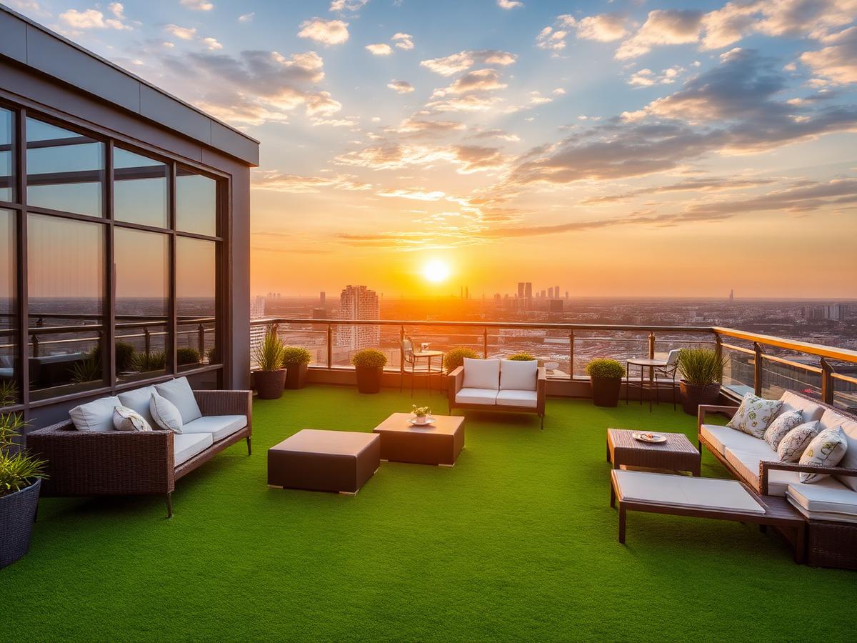 Patios & Rooftops turf project